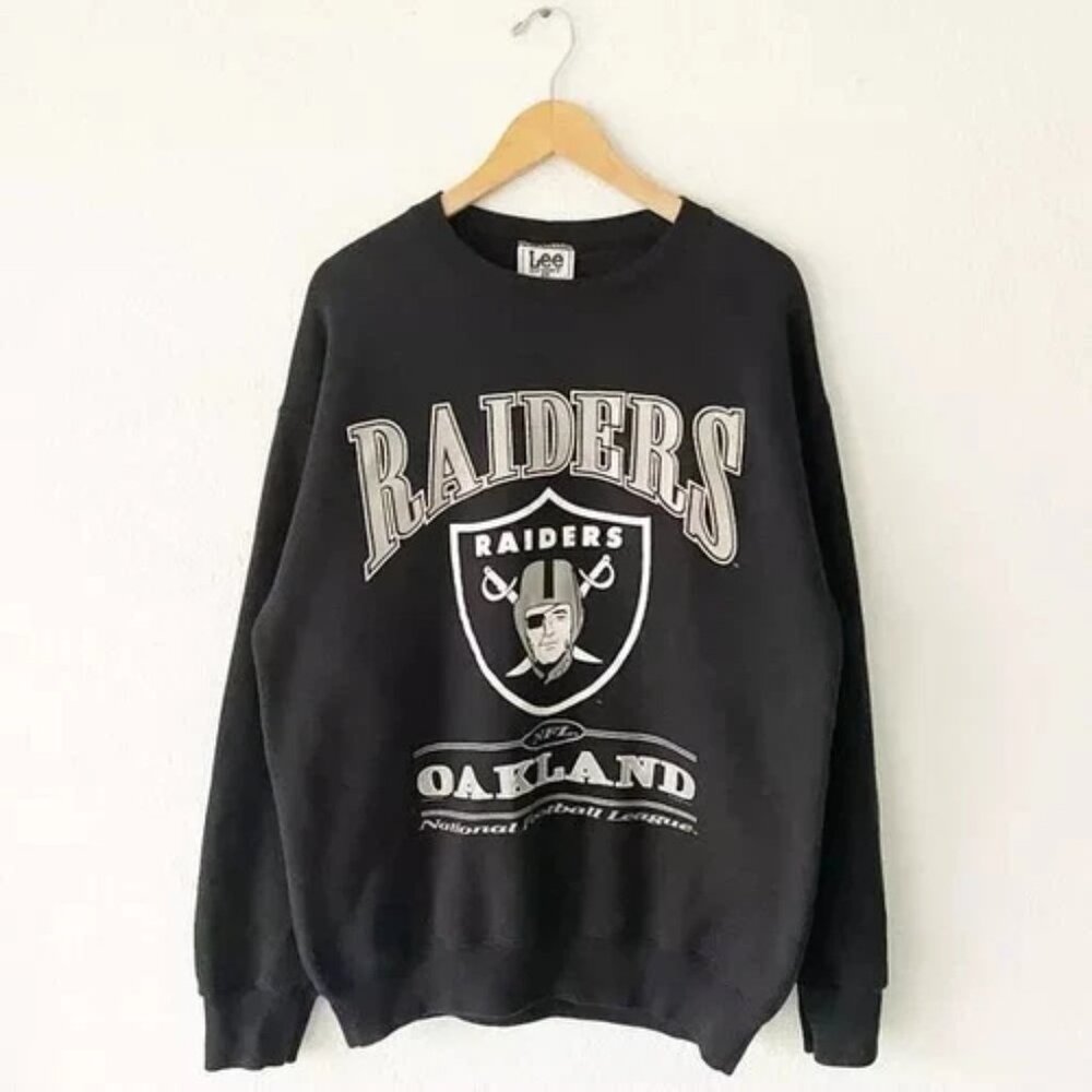 Vintage Oakland Raiders Crewneck Unisex Sweatshirt, Las Vegas Raiders NFL Shirt